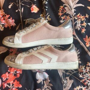 Dolce Vita Pink and Silver Women's Sneakers